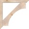 Ekena Millwork Westlake Traditional Smooth Bracket w/ Offset Brace, Douglas Fir, 5 1/2"W x 42"D x 42"H BKT0604X42X42WTL01SDF - alternate 2